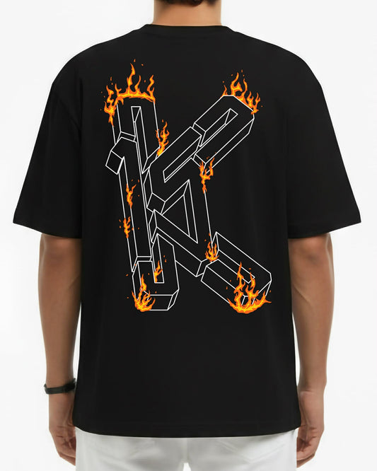 FLAMING K LOGO